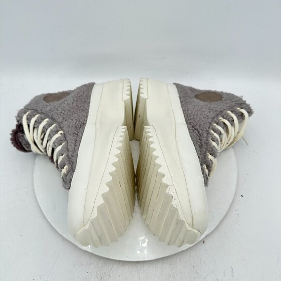 Converse Run Star Hike Hi Platform Men 9.5 Women 11 72202C Sherpa Vapor Boot - Picture 7 of 11